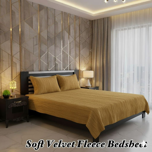 Fleece bedsheets plain