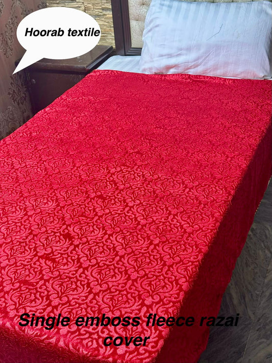 Single embose velvet