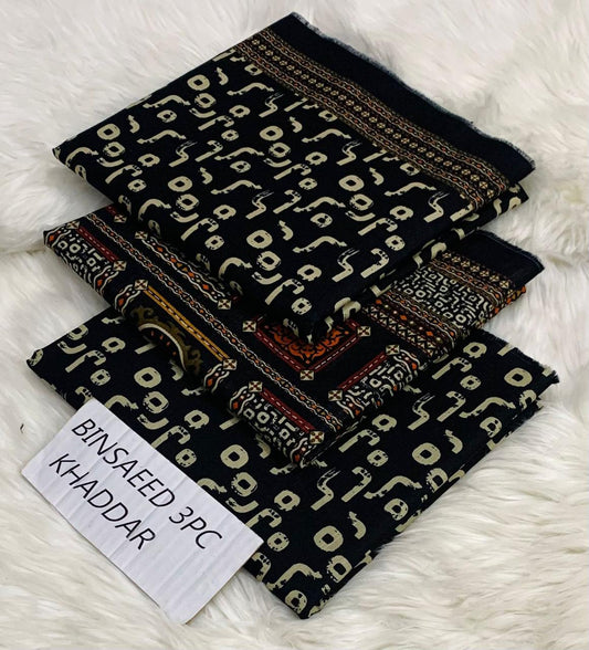 Bin saeed 3 piece khaddar