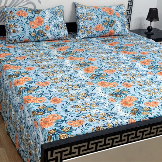 Crystal cotton bedsheet