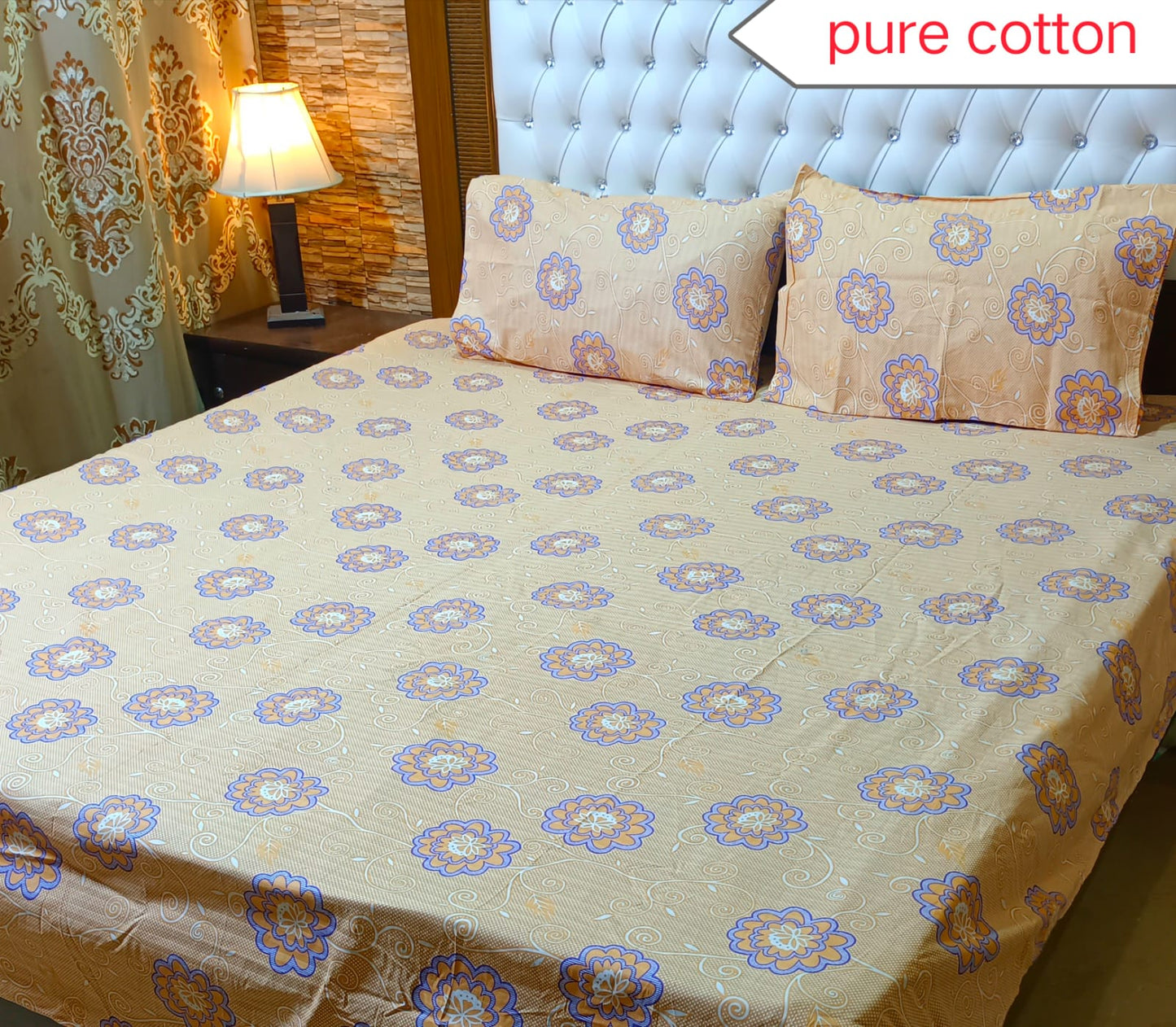 Pure cotton bedsheet