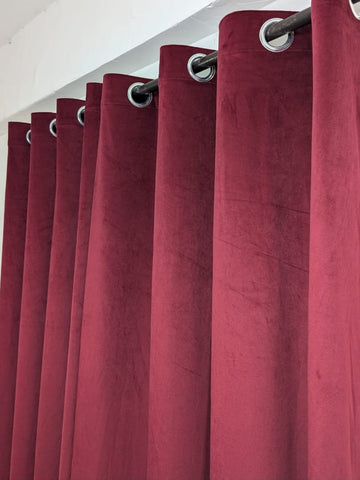 ✨ Velvet Curtain – Laser Design ✨(Ultra Soft)