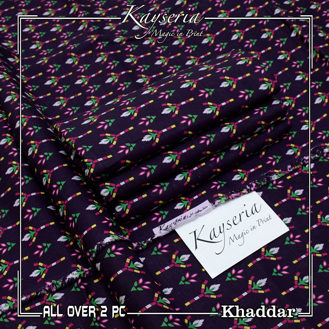 Ladies suit 2 piece khaddar