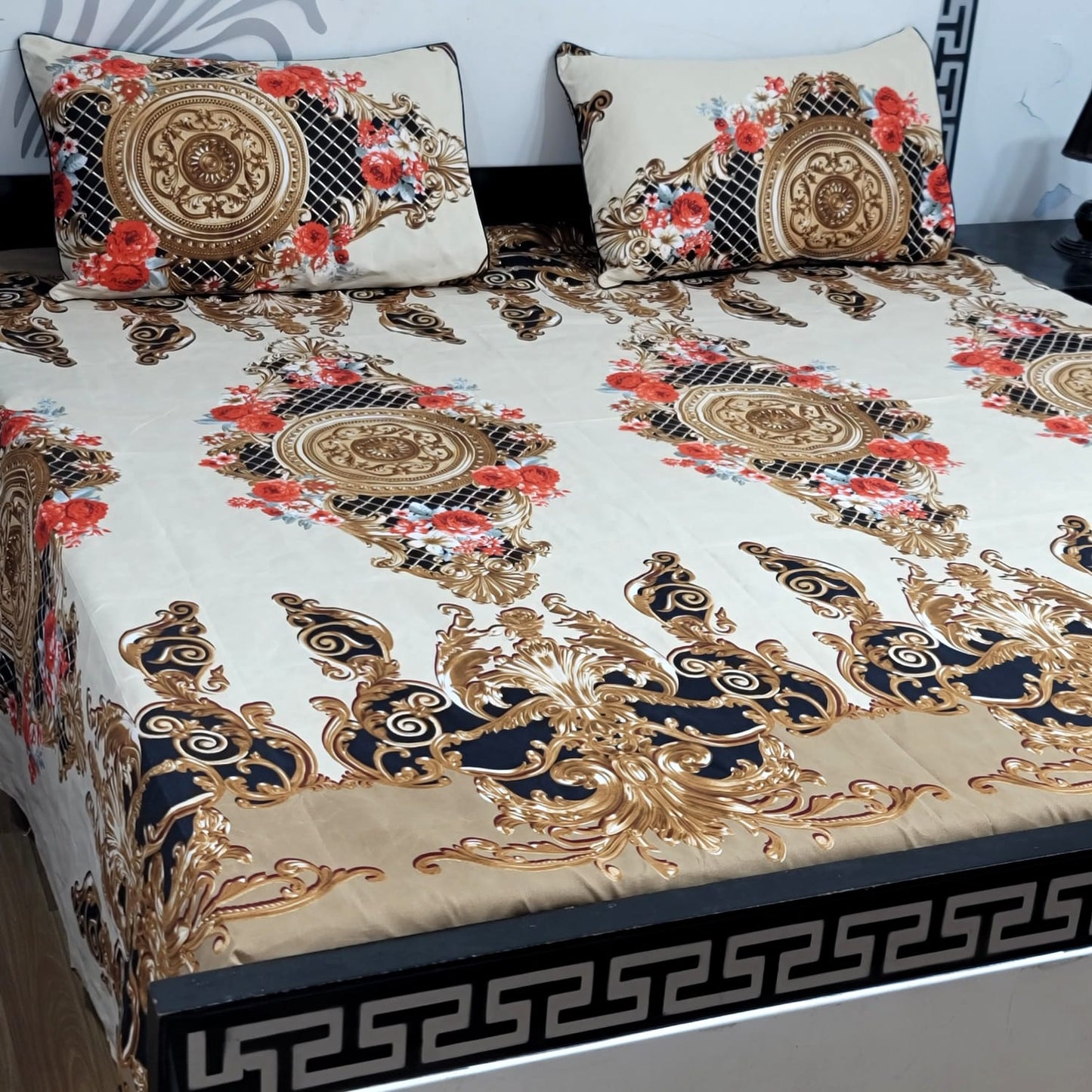 Crystal cotton bedsheet