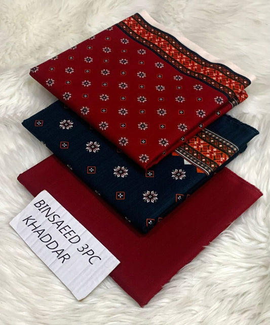 Bin saeed 3 piece khaddar