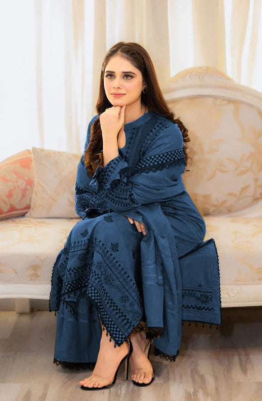 WINTER UNSTICHED DHANAK 3 PC