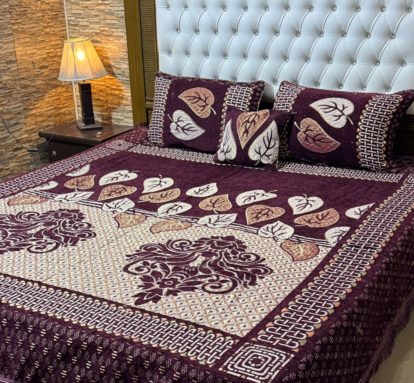 Bedsheets velvet jacquard