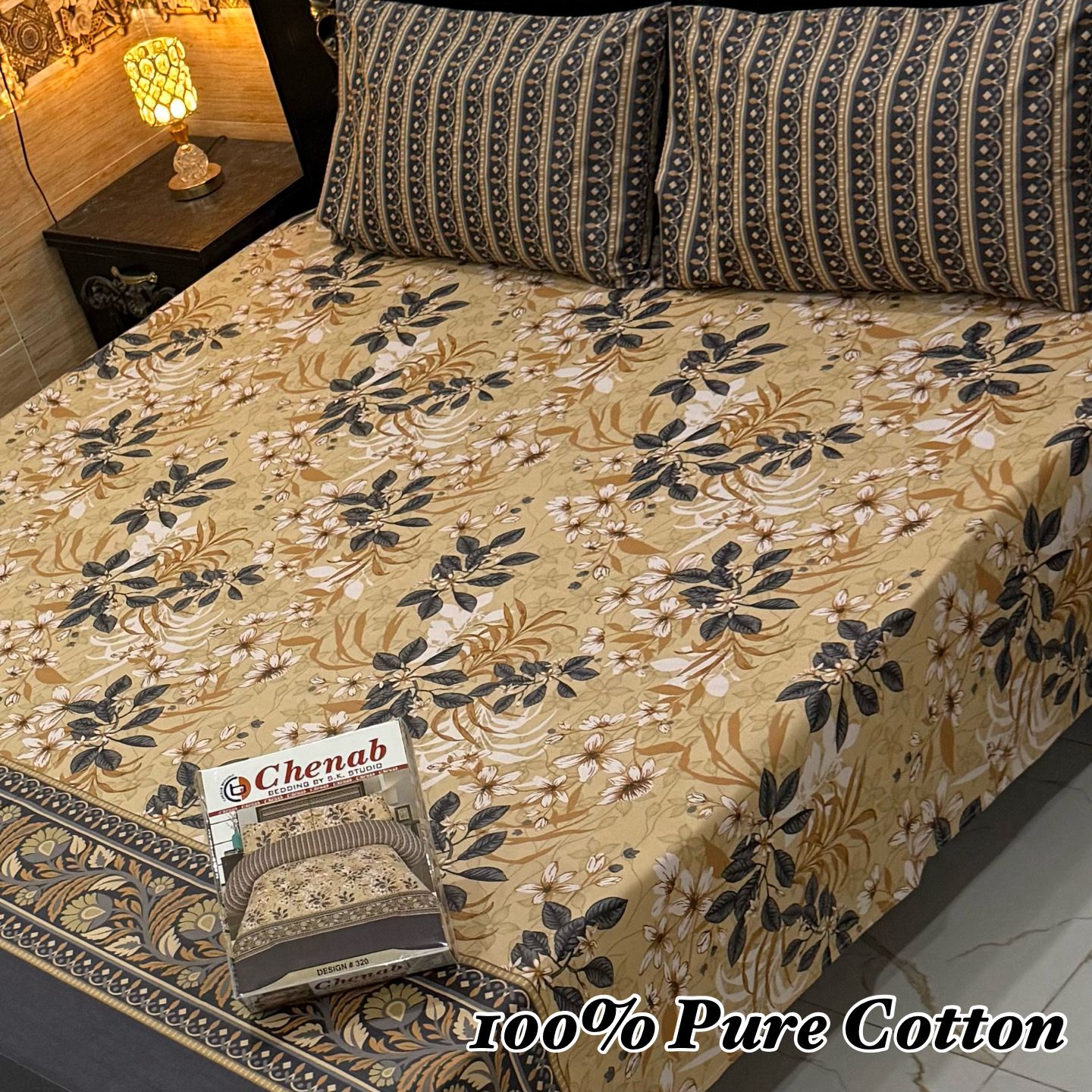 Pure cotton bedsheet