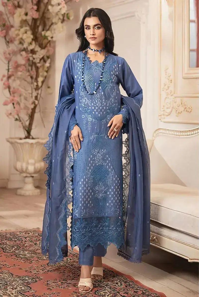Summer Bloom – Embroidered Lawn