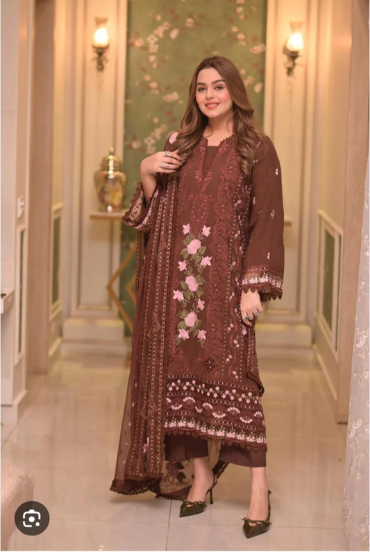 Summer Bloom – Embroidered Lawn