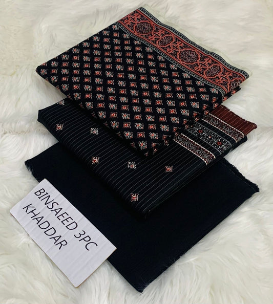 Bin saeed 3 piece khaddar